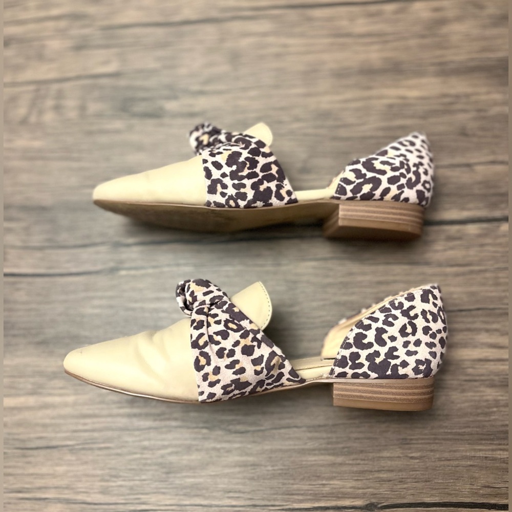 Violet & Red Leopard Print Flat - image 4